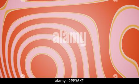 orange abstract background. 3d rendering. Stock Photo