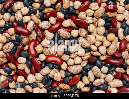 Mixed beans Stock Photo