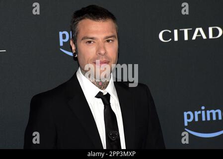 Rome, Italy. 21st Apr, 2023. Fedez attends the Citadel tv series premiere in Rome. (Photo by Vincenzo Nuzzolese/SOPA Images/Sipa USA) Credit: Sipa USA/Alamy Live News Stock Photo