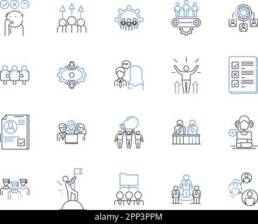 Trust line icons collection. Hsty, Integrity, Loyalty, Confidence ...