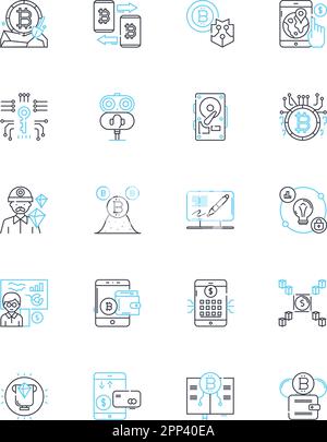 Renewable change linear icons set. Sustainability, Renewable, Energy, Green, Climate, Solar, Wind line vector and concept signs. Biomass,Hydroelectric Stock Vector