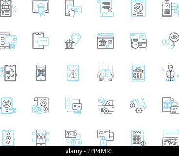 Specialization linear icons set. Expertise, Proficiency, Mastery, Skill ...