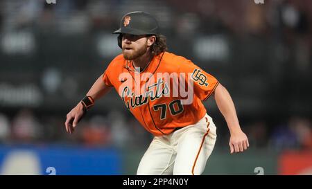 San Francisco Giants' Brett Wisely walks in the dugout before a baseball  game against the Miami Marlins, Wednesday, April 19, 2023, in Miami. (AP  Photo/Lynne Sladky Stock Photo - Alamy