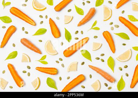 Top view arrangement delicious ripe produces Stock Photo