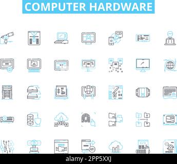 Bus icon linear vector graphics sign or symbol set for web app ui Stock ...
