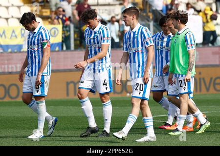 Modena, Italy. 22nd Apr, 2023. Diego Falcinelli (Modena) during Modena FC vs  SPAL, Italian soccer Serie B match in Modena, Italy, April 22 2023 Credit:  Independent Photo Agency/Alamy Live News Stock Photo - Alamy