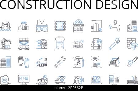 Electrical diagrams line icons collection. Circuitry, Connections ...