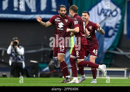 Ivan Ilic Torino Fc Celebrates Goal Editorial Stock Photo - Stock Image