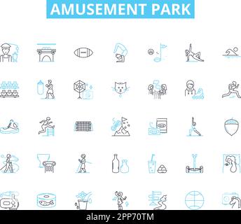 Queue line vector icons and signs. Wait, , Row, FIFO, Process, Priority ...
