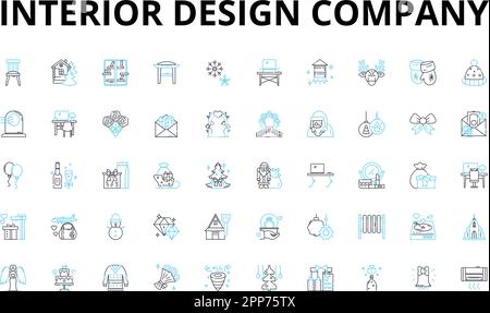 Elegant linear icons set. Sophisticated, Refined, Graceful, Glamorous ...
