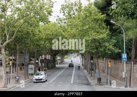 Street in Barcelona, Spain Stock Photo