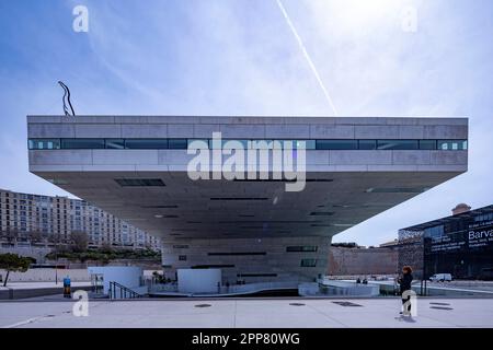 The Mediterranean Villa, building housing the Cosquer Méditerranée interpretation center, Marseille, France Stock Photo