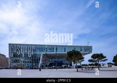 The Mediterranean Villa, building housing the Cosquer Méditerranée interpretation center, Marseille, France Stock Photo