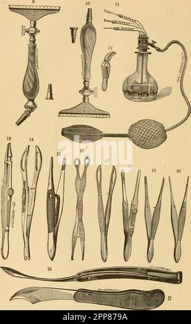 Veterinary Instruments Labelled