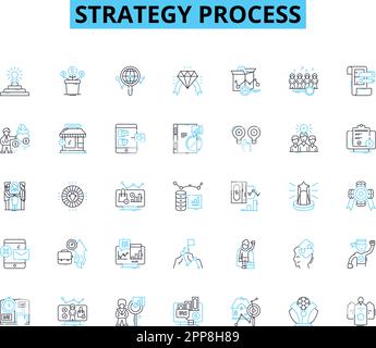 Alignment of strategy and tactics concept icon Stock Vector Image & Art ...