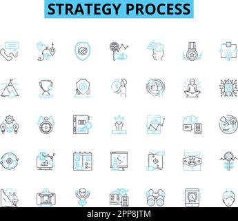 Alignment of strategy and tactics concept icon Stock Vector Image & Art ...