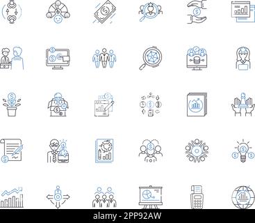 Ecology environment line icons collection. Sustainability, Biodiversity, Conservation, Ecosystems, Renewable, Pollution, Climate vector and linear Stock Vector