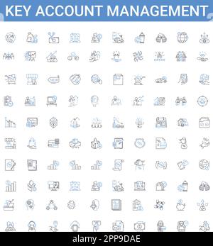 Objectives and Key Results outline icons collection. Goals, Objectives ...