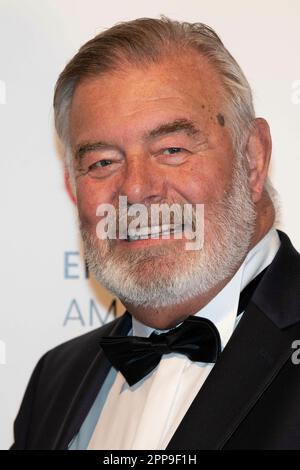 Calcar, Deutschland. 22nd Apr, 2023. Harry WIJNVOORD, moderator, The Golden Sun 2023, on April 22, 2023 in Wunderland Kalkar, Credit: dpa/Alamy Live News Stock Photo