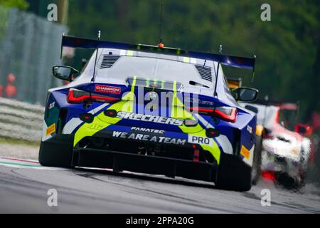 Monza, Italy. 23rd Apr, 2023. The #46 Team WRT BMW M4 GT3 of Valentino ROSSI, Maxime MARTIN and Augusto FARFUS (PRO) during the Fanatec GT World Challenge Europe  at Autodromo di Monza on April 22, 2023 in Monza, Italy. Credit: Luca Rossini/E-Mage/Alamy Live News Stock Photo