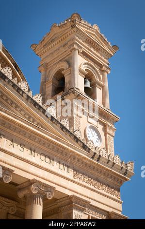 The Sanctuary Basilica of the Assumption of Our Lady, commonly known as the Rotunda of Mosta, in Malta Stock Photo