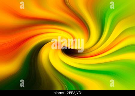 Colorful abstract twirl effect background Stock Photo