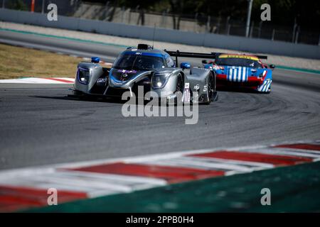 Montmelo, Spain. 23rd Apr, 2023. 17 CHILA Adrien (fra), SIEBERT Marcos (arg), GARCIA Alejandro (mex), Cool Racing, Ligier JS P320 - Nissan, action during the 4 Hours of Barcelona 2023, 1st round of the 2023 European Le Mans Series on the Circuit de Barcelona-Catalunya from April 21 to 23, 2023 in Montmelo, Spain - Photo Xavi Bonilla/DPPI Credit: DPPI Media/Alamy Live News Stock Photo
