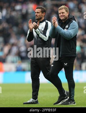 EDDIE HOWE, JASON TINDALL, NEWCASTLE UNITED FC V BURNLEY FC, 2021 Stock ...