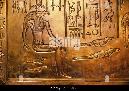 God Sobek, Bas Relief, Tomb Of Prince Amenherkhepshef, Qv55, Valley Of 