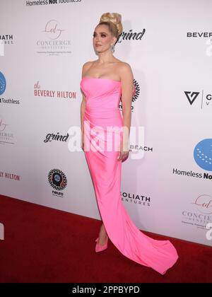 22 April 2023 - Beverly Hills, California - Erika Jayne. Homeless Not Toothless 2023 Hollywood Gala at The Beverly Hilton. (Credit Image: © Billy Bennight/AdMedia via ZUMA Press Wire) EDITORIAL USAGE ONLY! Not for Commercial USAGE! Stock Photo