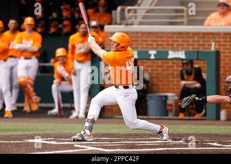 Tennessee Volunteers Pinch Hitter Dylan Dreiling (46) At Bat Against ...