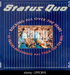 To be or to be Status Quo vinyl LP record cover Stock Photo - Alamy