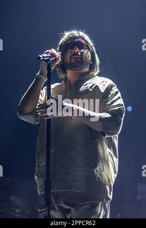 Indio, USA. 22nd Apr, 2023. Jai Paul during the Coachella Music Festival at Empire Polo Club on April 22, 2023, in Indio, California (Photo by Daniel DeSlover/Sipa USA) Credit: Sipa USA/Alamy Live News Stock Photo