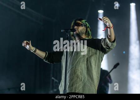 Indio, USA. 22nd Apr, 2023. Jai Paul during the Coachella Music Festival at Empire Polo Club on April 22, 2023, in Indio, California (Photo by Daniel DeSlover/Sipa USA) Credit: Sipa USA/Alamy Live News Stock Photo