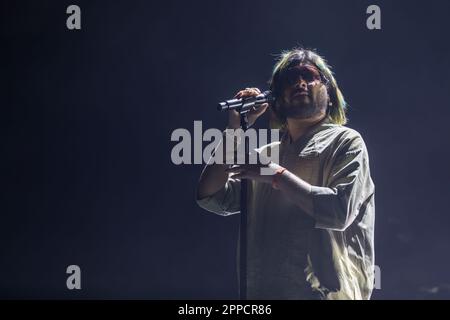 Indio, USA. 22nd Apr, 2023. Jai Paul during the Coachella Music Festival at Empire Polo Club on April 22, 2023, in Indio, California (Photo by Daniel DeSlover/Sipa USA) Credit: Sipa USA/Alamy Live News Stock Photo