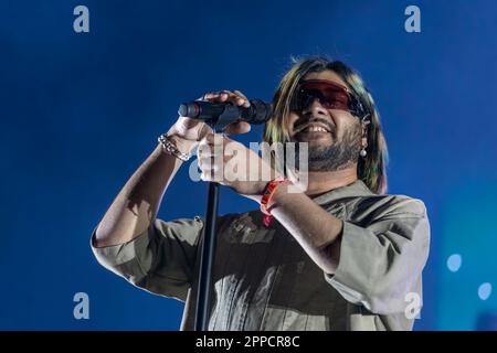 Indio, USA. 22nd Apr, 2023. Jai Paul during the Coachella Music Festival at Empire Polo Club on April 22, 2023, in Indio, California (Photo by Daniel DeSlover/Sipa USA) Credit: Sipa USA/Alamy Live News Stock Photo