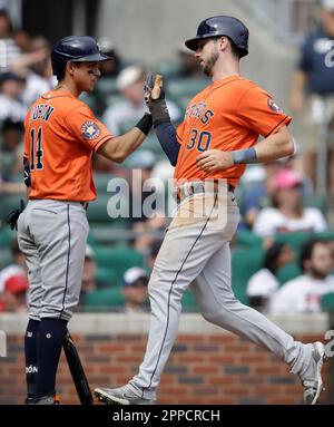 Houston Astros right fielder Kyle Tucker (30) batting in the bottom of the  eighth inning of the MLB game between the Houston Astros and the Seattle Ma  Stock Photo - Alamy