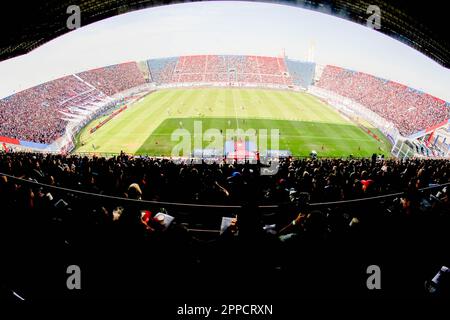 Buenos Aires, Argentina. 23rd Apr, 2023. General view of stadium seen during a match between San Lorenzo vs Platense as part of Liga Profesional de Futbol 2023 at Pedro Bidegain Stadium. Final Score : San Lorenzo 1 : 0 Platense Credit: SOPA Images Limited/Alamy Live News Stock Photo