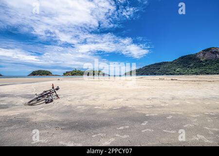 Dois Rios beach on Ilha Grande, Angra dos Reis, Rio de Janeiro, Brazil. Brazilian landscape. Tourism in southeast brazil. Stock Photo