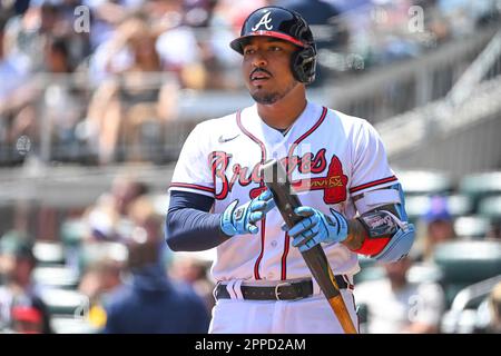 ATLANTA, GA - AUGUST 15: Atlanta Braves catcher Chadwick Tromp (60) looks  on before the Monday evening MLB game between the New York Mets and the  Atlanta Braves on August 15, 2022