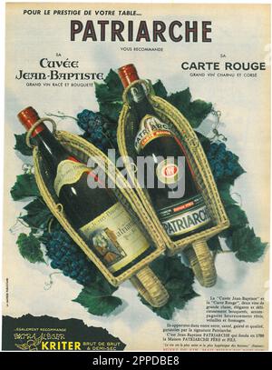Kriter Brut French print ad, 1965 Stock Photo - Alamy
