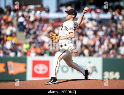 San Francisco, California, USA. April 23 2023 San Francisco CA, U.S.A. San Francisco relief pitcher Ross Stripling (48)on the mound during the MLB game between the New York Mets and the San Francisco Giants at Oracle Park San Francisco Calif. Thurman James/CSM Credit: Cal Sport Media/Alamy Live News Stock Photo