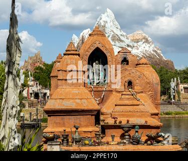 The amazing Everest ride. Stock Photo