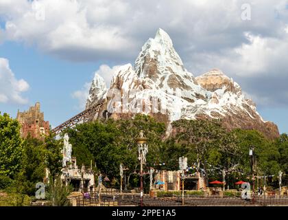 The amazing Everest ride. Stock Photo