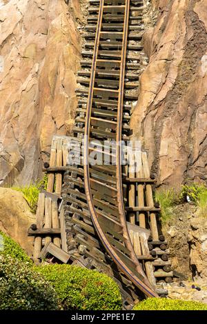 The amazing Everest ride. Stock Photo