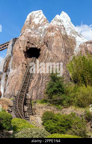 The amazing Everest ride. Stock Photo