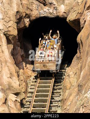 The amazing Everest ride. Stock Photo