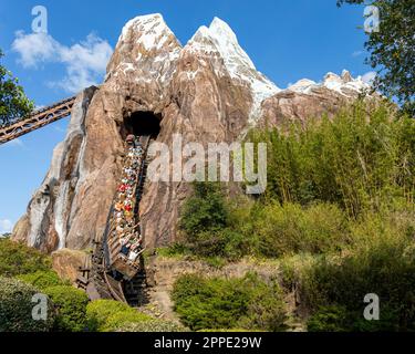 The amazing Everest ride. Stock Photo