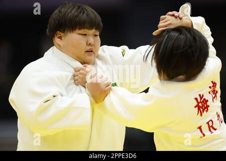 Kanagawa, Japan. 23rd Apr, 2023. Sara Asahina Judo : 2023 Empress Cup All Japan Women's Judo Championships at Yokohama Budokan in Kanagawa, Japan . Credit: Naoki Morita/AFLO SPORT/Alamy Live News Stock Photo