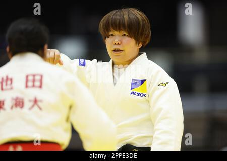 Kanagawa, Japan. 23rd Apr, 2023. Mami Umeki Judo : 2023 Empress Cup All Japan Women's Judo Championships Semi-Final at Yokohama Budokan in Kanagawa, Japan . Credit: Naoki Morita/AFLO SPORT/Alamy Live News Stock Photo